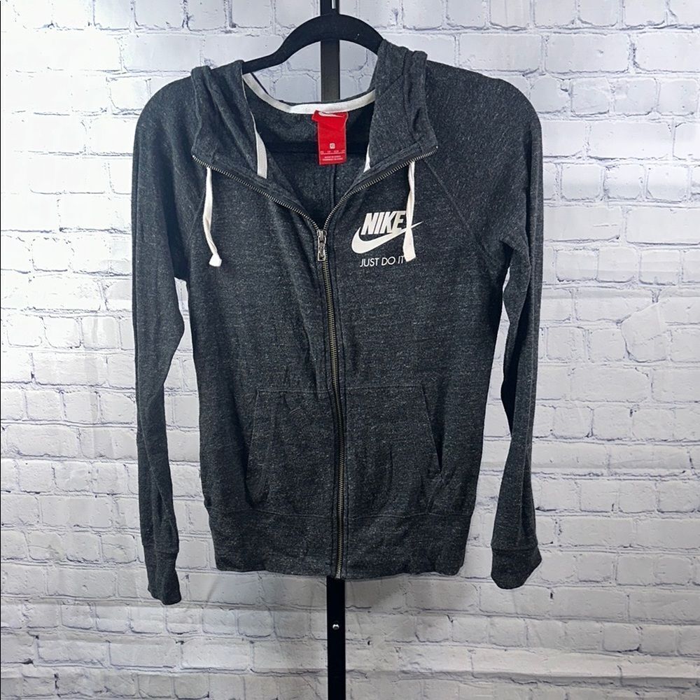 👟 Nike “Just Do It” Zip-Up Hoodie - Black XS